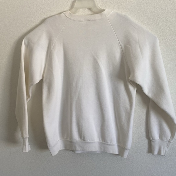 Milwaukee Brewers Vintage White Sweatshirt by Fruit of the Loom L. Made in USA - Picture 6 of 6